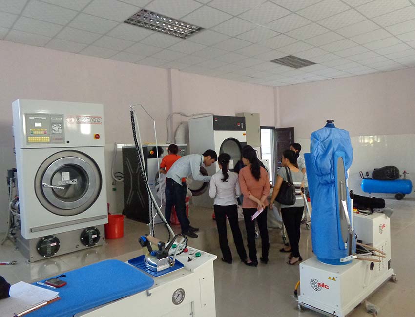 Lắp đặt hệ thống giặt là công nghiệp