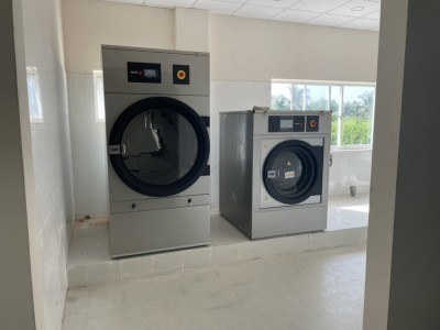 Lắp đặt máy giặt và máy sấy FAGOR 35kg tại bệnh viện đa khoa Vạn An - Long An