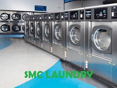 Kho thiết bị máy giặt công nghiệp, máy sấy công nghiệp SMC Laundry
