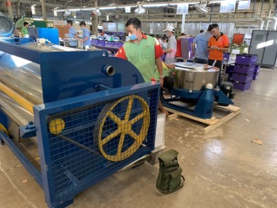 Dự án lắp đặt hệ thống giặt là tại công ty Beesco Vina -Bình Phước