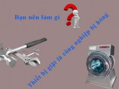 Bạn nên làm gì khi thiết bị giặt là công nghiệp bị hỏng?