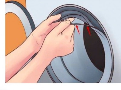 cách để thay thế miếng đệm cao su ở cửa của máy giặt công nghiệp