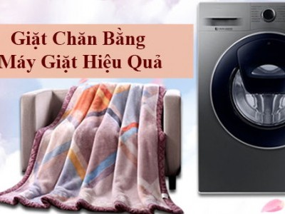 Hướng dẫn giặt chăn bằng máy giặt công nghiệp