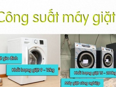 Máy giặt công nghiệp và sự khác biệt so với máy giặt gia đình