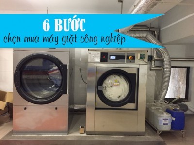 6 bước chọn mua máy giặt công nghiệp tốt nhất