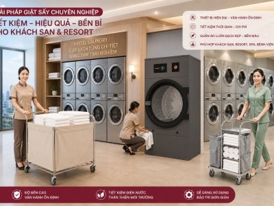 Cẩm Nang Máy Giặt Công Nghiệp: Từ Lựa Chọn Đến Vận Hành