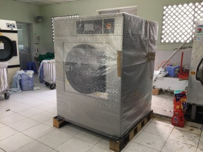 Vai trò của pallet với máy giặt công nghiệp
