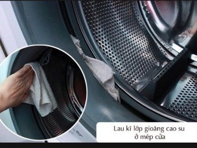Cách vệ sinh máy giặt cửa trước, cửa ngang ?